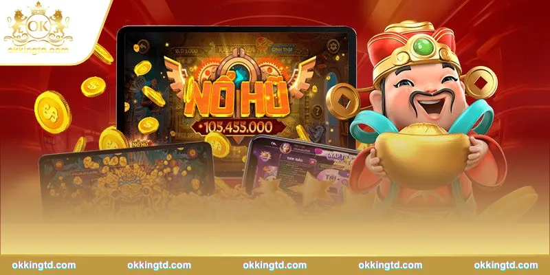 Giao diện Thần Tài vàng óng, hiệu ứng siêu hút mắt